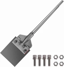 SDS MAX Floor Scraper, with 25" Long Handle and 6" Heavy Duty Blade for Wide Til