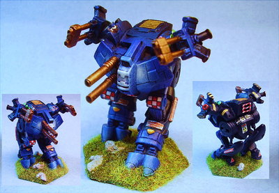 Battletech painted Mangonel battlemech NCICE