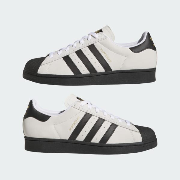シューズ ADIDAS adidas SUPERSTAR ADV Black/White Adidas Superstar ADV Shoes Black/White/White | Skate Warehouse