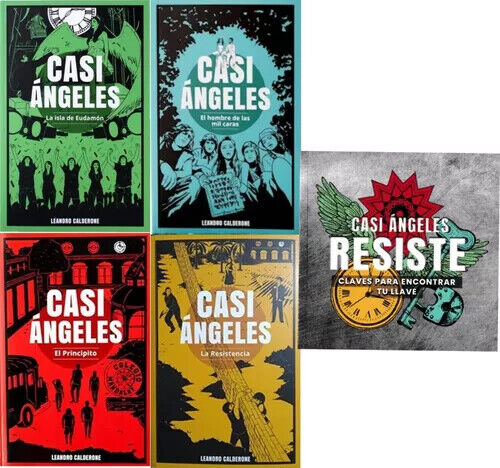 Pack Casi Ángeles + Libro Resiste. Leandro Cantore. Incluye 5 Libros, Nuevos - Picture 1 of 4