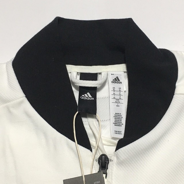 B47248 Black White Xl Adidas Style Jacket Coach Varsity Mens oBCdxer