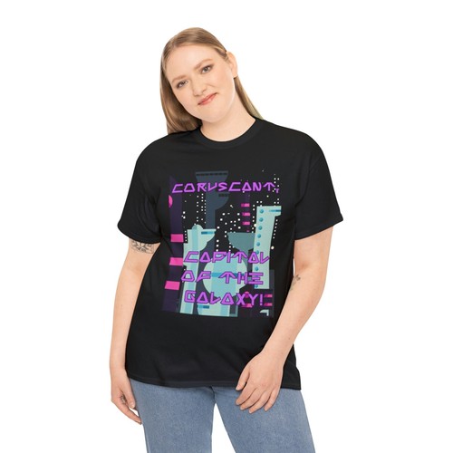 Camiseta de algodón pesado unisex Capital of the Galaxy - Imagen 6 de 14