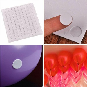 100-points-Balloon-attachment-glue-dot-attach-balloons-to-ceiling-or-wall-SD