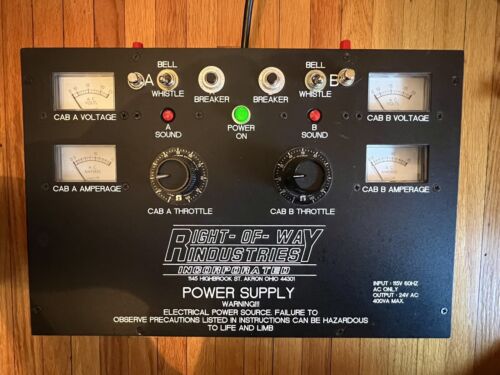 Right-of- Way Industries O-Gauge 400 Watt Dual AC Transformer Power Supply - Picture 1 of 3