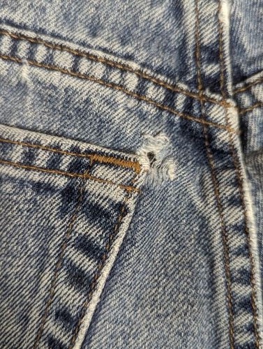 VTG Levis Silvertab Denim Jeans Loose Distressed Blue Men 34x32 USA actual 31x30 - Picture 13 of 21