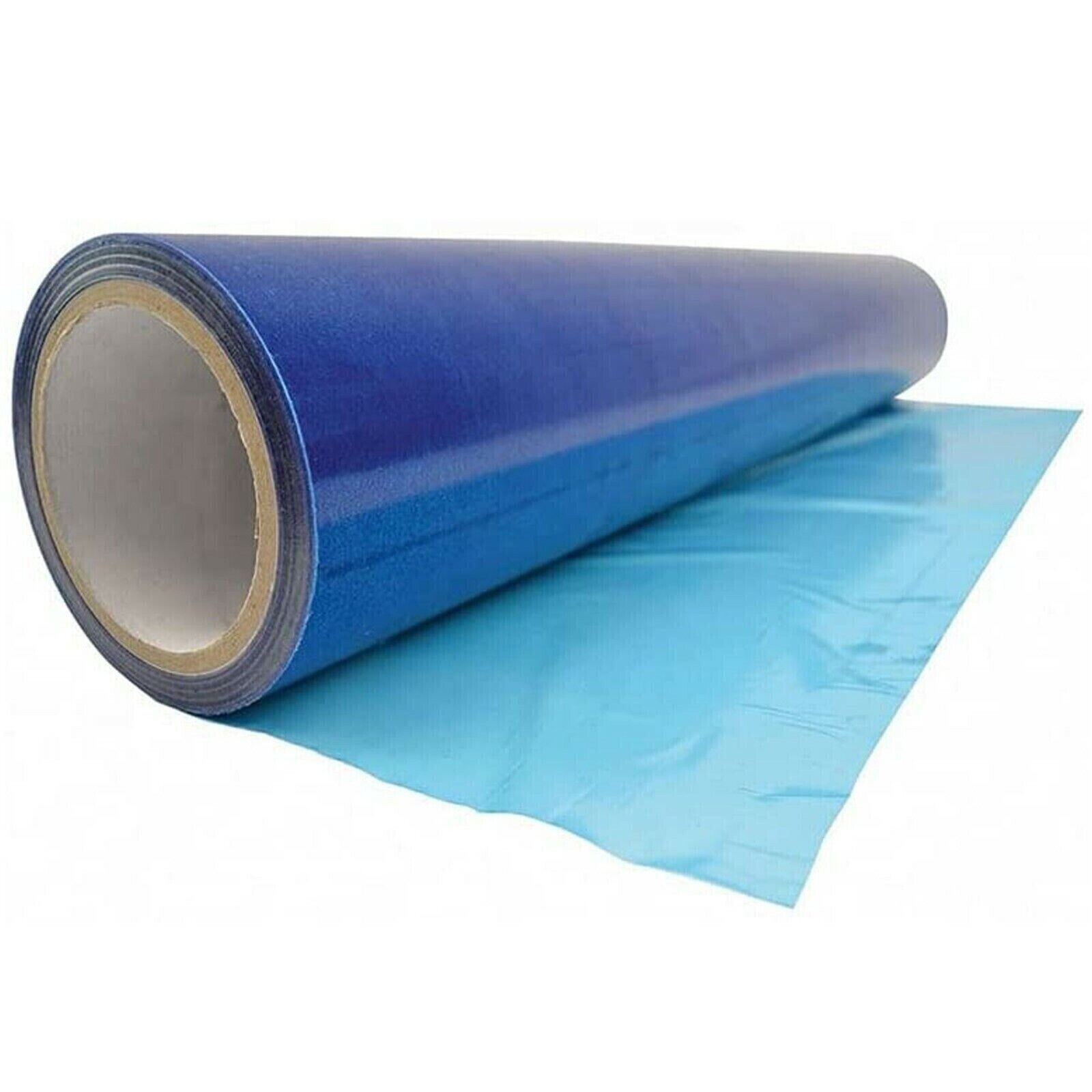 Auto Crash Collision Wrap Sticky Plastic for Wrecked Cars Blue 3 mil 36 X 100'