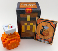 McDonald  s A Minecraft Movie Adult Happy Meal Soda Potion Toy w/ UNUSED CODE 