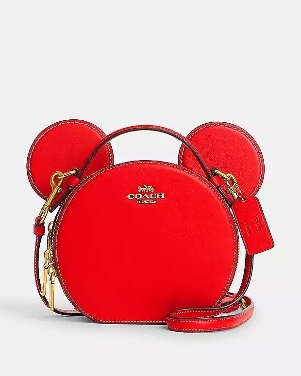 NWT Coach CM194 Disney X Coach Mickey Mouse Ear Bag Smooth NWT Coach CM194 Disney X Coach Mickey Mouse Ear Bag Smooth