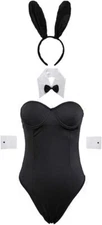 Women Cosplay Lingerie Sexy Halloween Bunny Costume Rabbit Anime Bodysuit Outfit