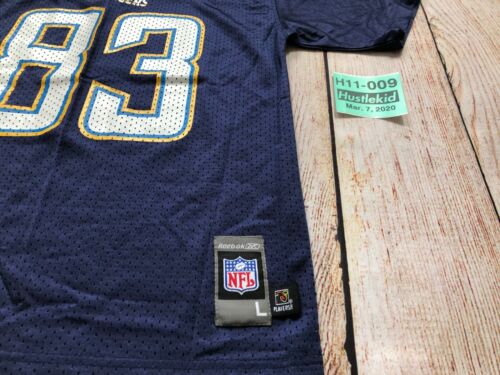 Reebok LA SD San Diego Chargers #83 Vincent Jackson Jersey Youth Large L Boy❄️ - Picture 3 of 8