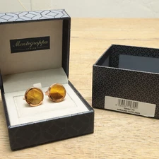 Authentic Montegrappa Nerouno Cufflinks New