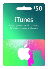$50 iTunes Gift Card