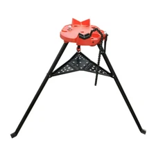 1/8" - 6" Portable Tristand Pipe Chain Vise Base Machine Stand Holder Foldable 