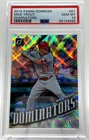 2019 Donruss #D1 Mike Trout Dominators Serial #353/999 - PSA 10