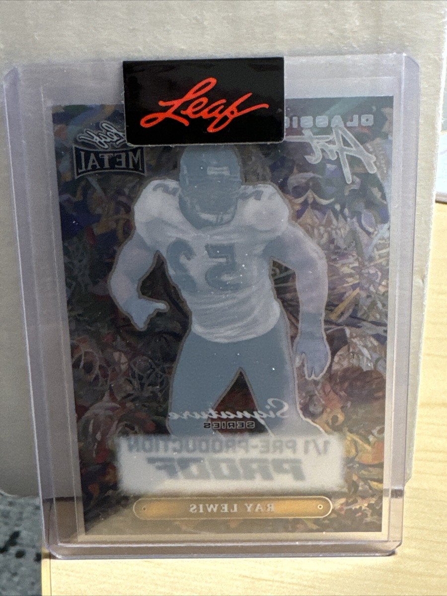 2024 Leaf Metal Signature Series Pre-Production Proof 1/1 Clear