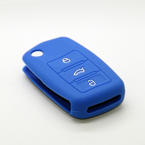 Silicone Key Cover Case Cover Bag Key VW Skoda Audi Ford - Picture 16 of 19