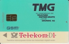 Muster-/Demokarte GSM / SIM - TMG - D1 Telekom - Dplus      (704)