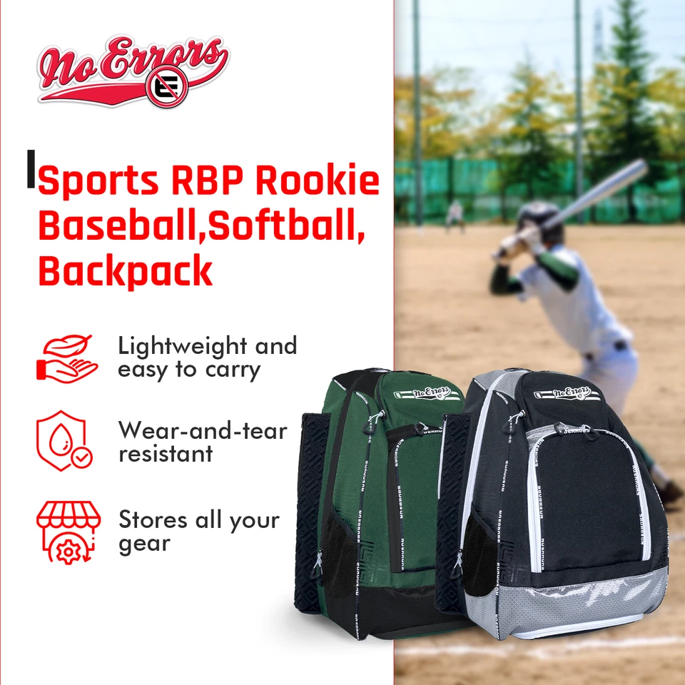 Bolso Mochila RBP Sin Errores | Perfecto para Equipo de Béisbol, Softbol Foto 2 de 4