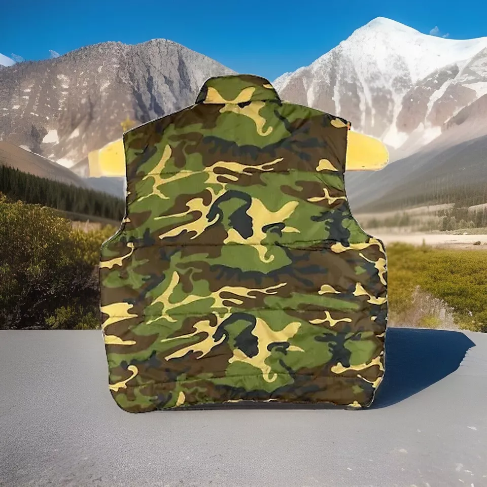 Vtg Game Winner Sportswear Camouflage Vest Large 42/44 Hunting Reversible - Image 2 of 4
