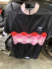 Nine Bull, Cycling Shirt, X Large, Black, 9, XL, ZIP Up, Bike