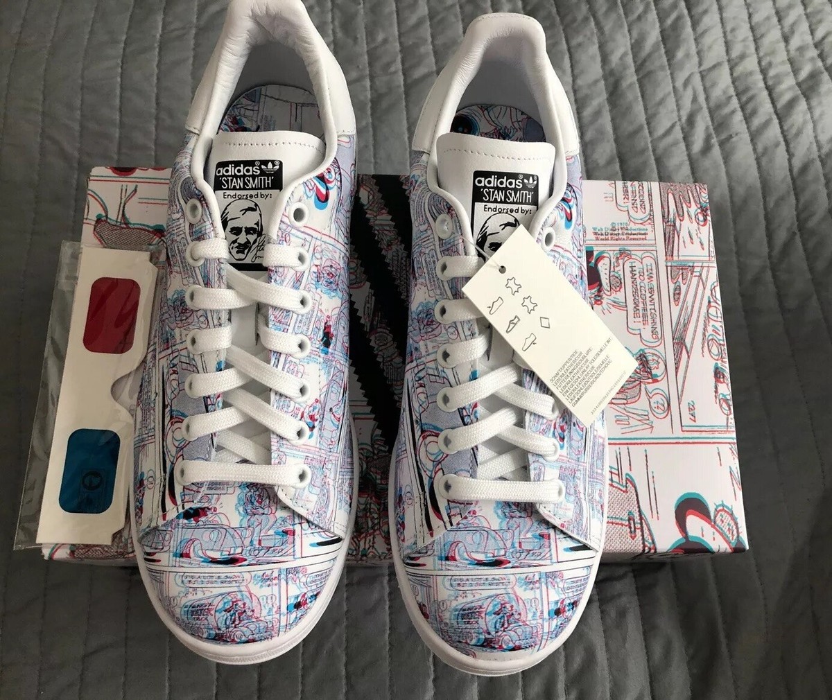 NEW Adidas x Disney Mickey Mouse Stan Smith FW2895 White Black