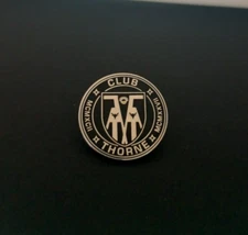 CLUB THORNE PREVIOUSLY CLUB THORNE COLLIERY FOOTBALL CLUB BUTTERFLY PIN BADGE