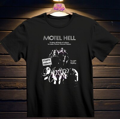 Motel Hell Movie Horror T-Shirt Black S-3XL