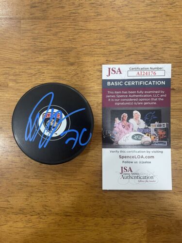Patric Hornqvist Florida Panthers Autographed Signed Hockey Logo Puck JSA COA - Picture 1 of 2