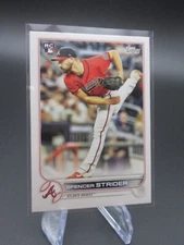 2022 Topps #509 Spencer Strider Rookie RC Atlanta Braves