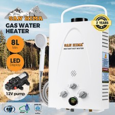 Luxline Portable 8 Instant LPG Gas Hot Water Heater Outdoor Camping Caravan  4wd for sale online | eBay