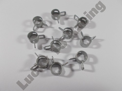 7.8mm fuel hose pipe clips x2 x4 x6 x8 x10 motorcycle scooter quad motocross - Picture 3 of 16