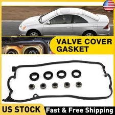 Engine Valve Cover Gasket Set For Honda Civic 2001-2005 1.7L L4 1668cc 1700cc US