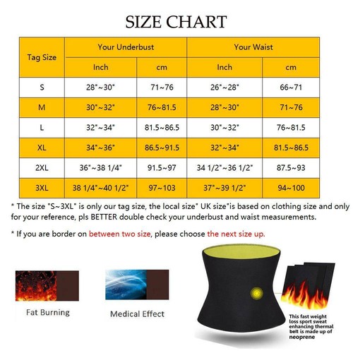 Sauna Waist Trimmer Belly Wrap Fitness Sport Sweat Band Abdominal Trainer Shaper - Picture 15 of 19