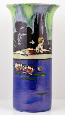 Wilkinson/'s Pan/'s Garden Lusterware Art Deco Vintage Vase