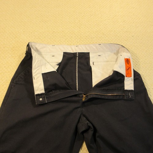 mens Dickies poly blend rn20697 black work pants size 36x32 - Picture 4 of 14