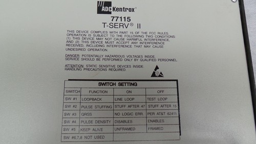 Kentrox T-Serv II T1 CSU 77115-L2 (Tested) - 第 3/4 張圖片