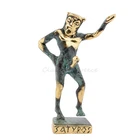 Statue Greek Mythology Satyr Pan 5.5" - 14cm Brass Cast New