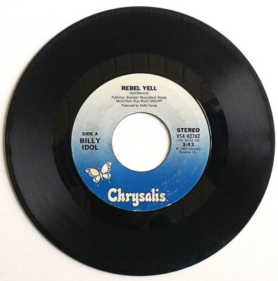 BILLY IDOL - Rebel Yell / Crank Call - Vinyl 45rpm 1983 Chrysalis