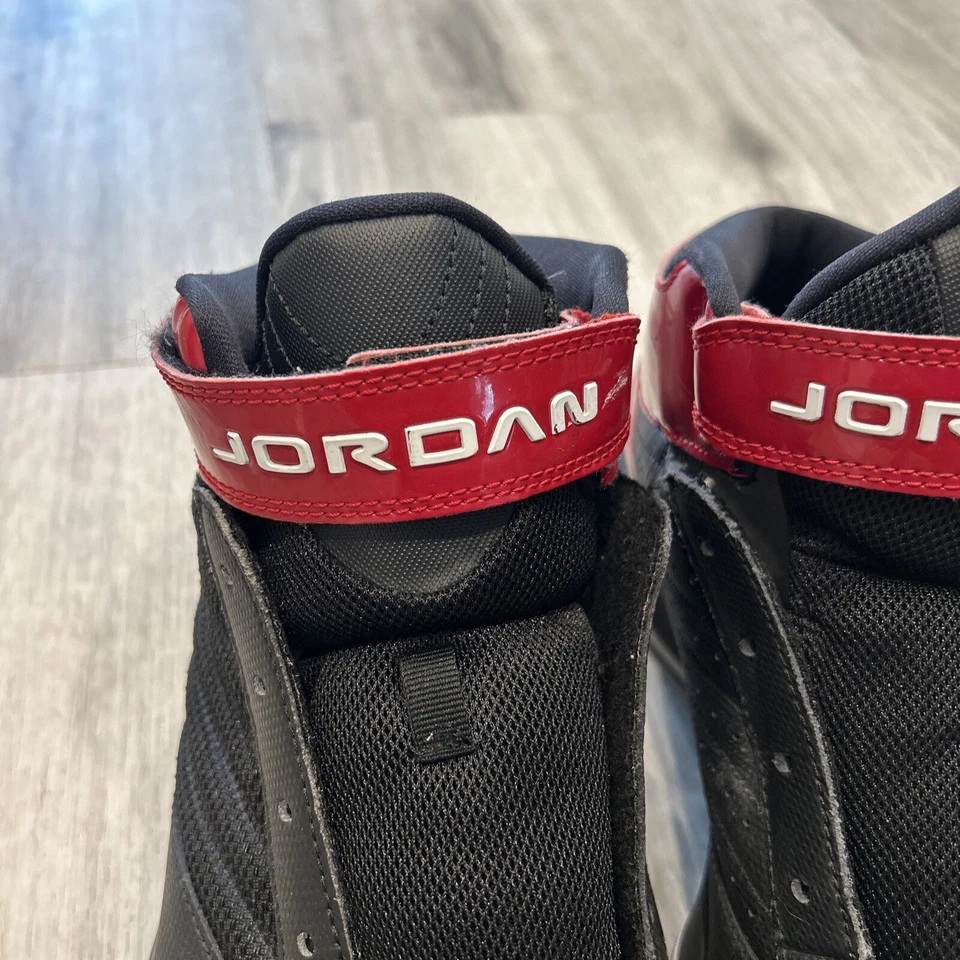 Air Jordan BCT 3 Mid Negro Rojo - Para Hombre Talla 12 - Zapatos Deportivos de Baloncesto Tenis Foto 4 de 4