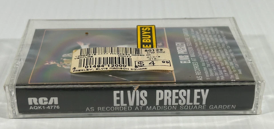 Elvis Presley - As Recorded At Madison Square Garden CASSETTE Sealed - Image 3 of 4