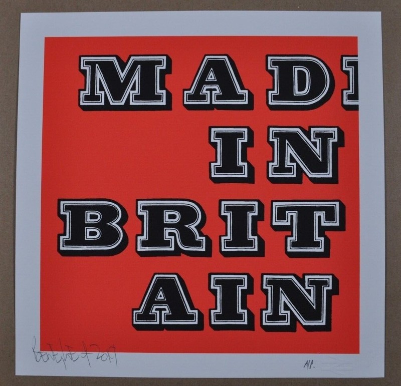 A - Ben Eine - Made In Britain - Red - AP Edition - 2019
