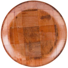 4 -  10" Woven Wooden Plates Washer Safe  FREE SHIPPING USA Only