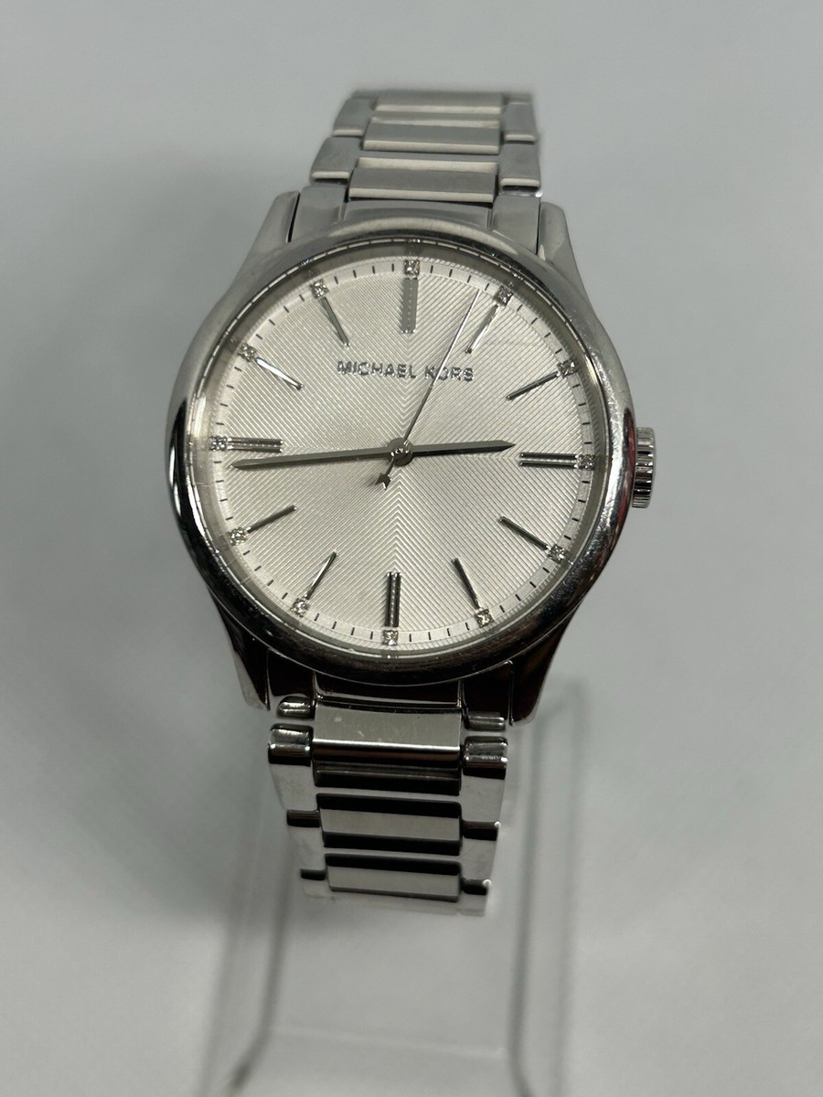 Michael Kors MK3614W Mini Bailey Silver Dial Stainless Steel Women\'s Watch Michael Kors MK3614W Mini Bailey Silver Dial | Mercari main image 4