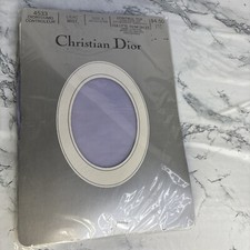 vintage christian dior pantyhose size 4 ultrasheer diorissimo Lilac Mist 4443