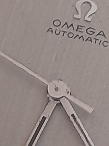 Rare!!! OMEGA DE VILLE 166.033 Linen Gray Dial Mens Automatic Watch _3232 - Picture 9 of 17