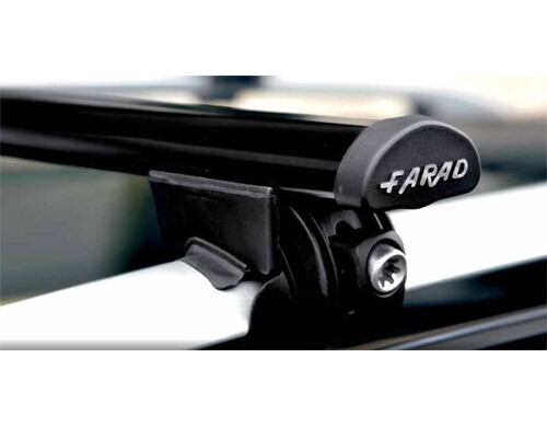 BARRE PORTATUTTO FARAD ACCIAIO DACIA DUSTER 5 PORTE 2010-2013 CON RAILING