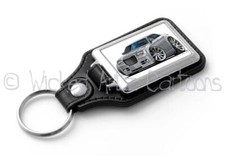 WickedKarz Cartoon Car Art Chrysler 300 SRT V8 Saloon & Touring Stylish Key Ring