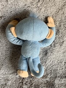 10" Fingerlings Baby Monkey Blue w Sound Bendable Arms & Legs Plush Toy Rare