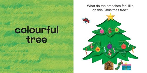 The Very Hungry Caterpillar'S Christmas Touch-And-Feel Eric Carle Picture Book - Picture 2 of 11