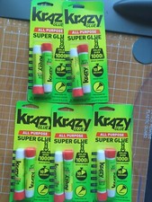 Krazy Glue KG517 Purpose Super Glue Precision Tip 2 Grams- 5 Packs- New B18 
